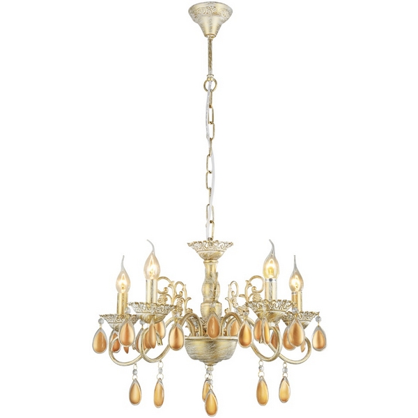 

Подвесная люстра Arte Lamp Ciondolo A5676LM-5WG, Золото, Ciondolo A5676LM-5WG