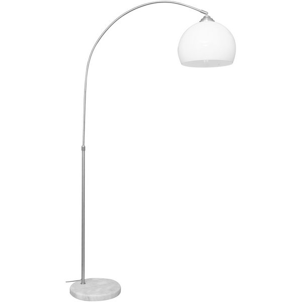 

Торшер с выключателем Arte Lamp Paolo A5823PN-1SS, Белый, Paolo A5823PN-1SS
