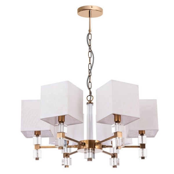 

Подвесная люстра Arte Lamp North A5896LM-6PB, Белый, North A5896LM-6PB