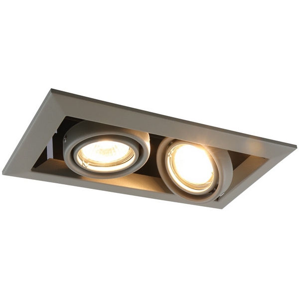 

Встраиваемый светильник Arte Lamp Cardani Piccolo A5941PL-2GY, Серый, Cardani Piccolo A5941PL-2GY