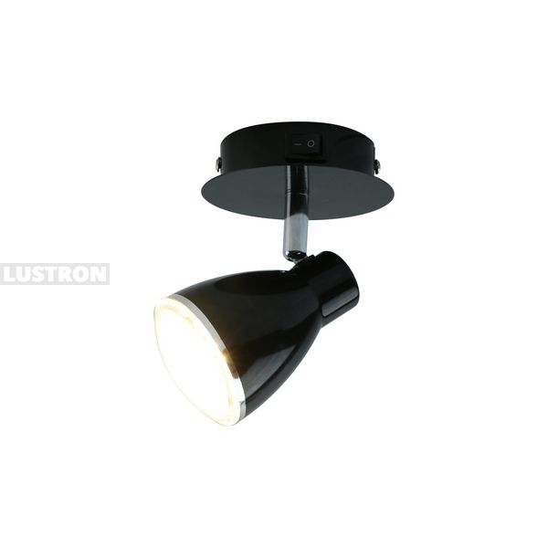 

Спот с выключателем светодиодный Arte Lamp Gioved A6008AP-1BK, Черный, Gioved A6008AP-1BK