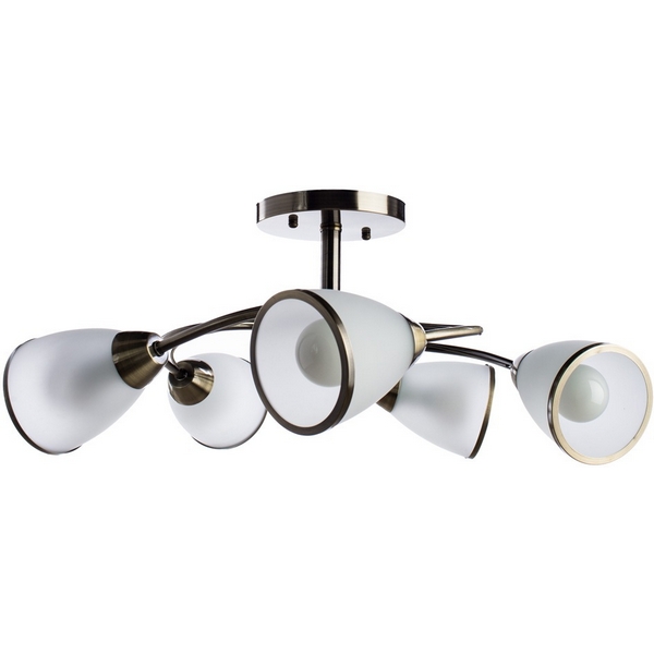 

Потолочная люстра Arte Lamp Innocente A6056PL-5AB, Белый, Innocente A6056PL-5AB