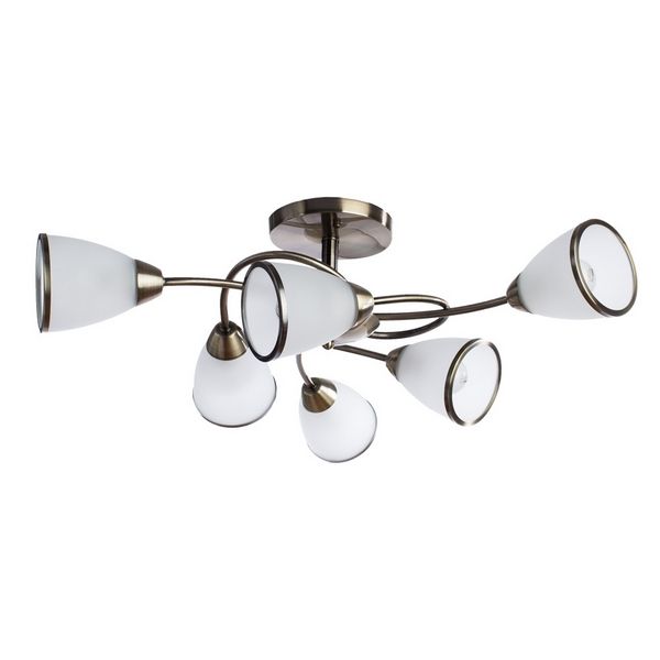 

Потолочная люстра Arte Lamp Innocente A6059PL-6AB, Белый, Innocente A6059PL-6AB