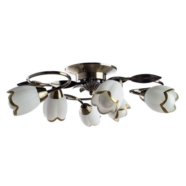 

Потолочная люстра Arte Lamp Perce A6061PL-6AB, Белый, Perce A6061PL-6AB