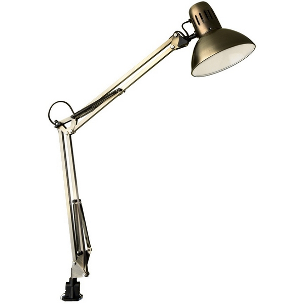 

Офисная настольная лампа на струбцине Arte Lamp Senior A6068LT-1AB, Бронза, Senior A6068LT-1AB