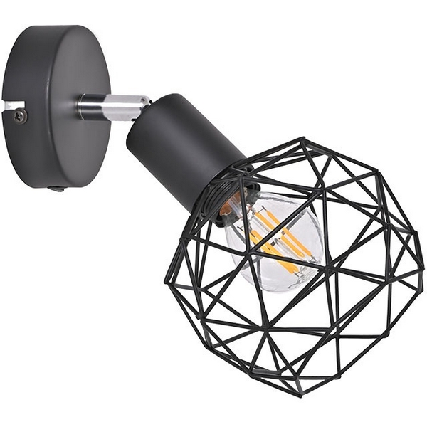 

Спот с выключателем Arte Lamp Sospiro A6141AP-1BK, Черный, Sospiro A6141AP-1BK