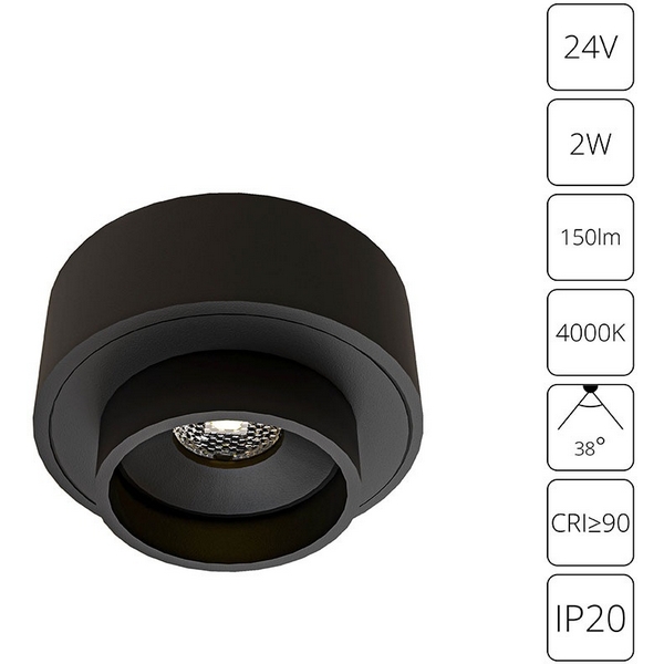 

Подсветка для витрин и полок Arte Lamp A6183PL-1BK, Черный, Presto A6183PL-1BK