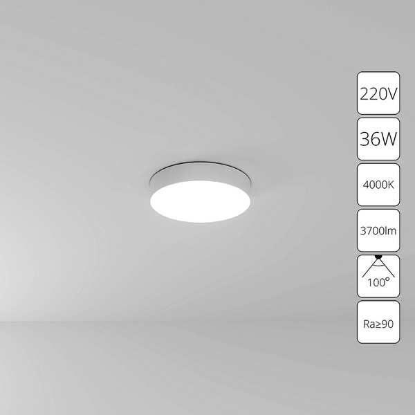 

Потолочный светильник круглый светодиодный Arte Lamp Fado A6635PL-1WH, Белый, Fado A6635PL-1WH