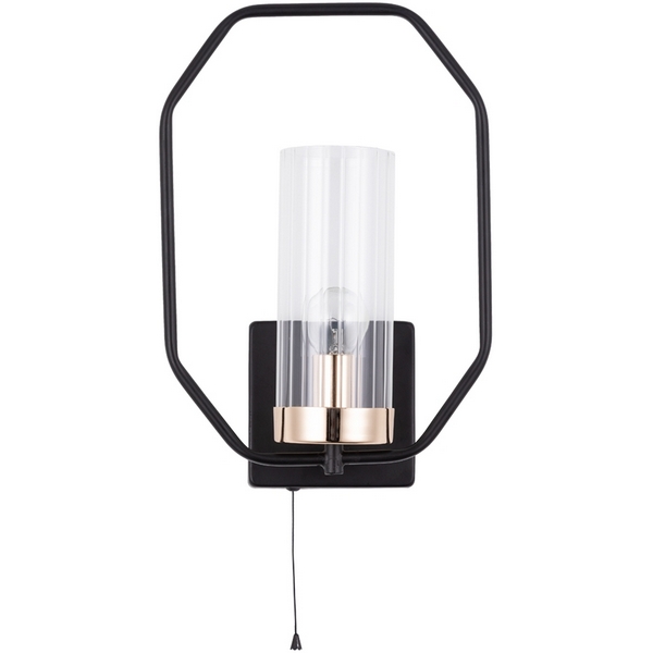 

Бра с выключателем Arte Lamp Celaeno A7004AP-1BK, Черный, Celaeno A7004AP-1BK