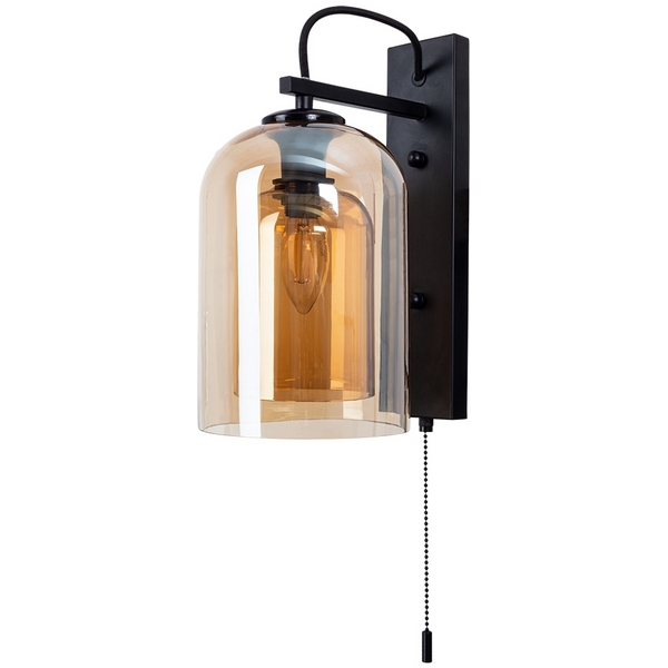 

Бра с выключателем Arte Lamp Paio A7015AP-1BK, Черный, Paio A7015AP-1BK