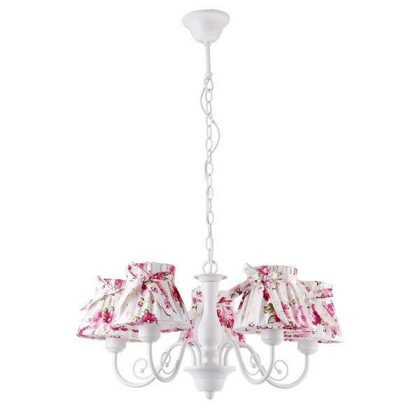 

Подвесная люстра Arte Lamp Margherita A7021LM-5WH, Белый, Margherita A7021LM-5WH