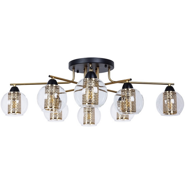 

Потолочная люстра Arte Lamp Manchester A7045PL-8BK, Черный, Manchester A7045PL-8BK