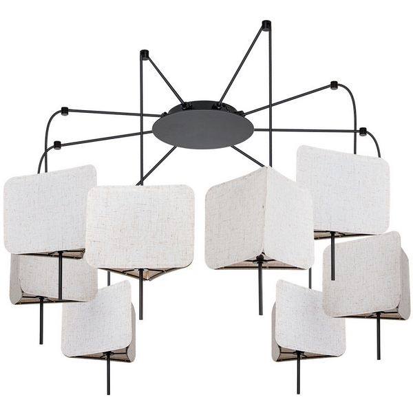 

Подвесная люстра Arte Lamp Trixie A7084SP-8BK, Бежевый, Trixie A7084SP-8BK