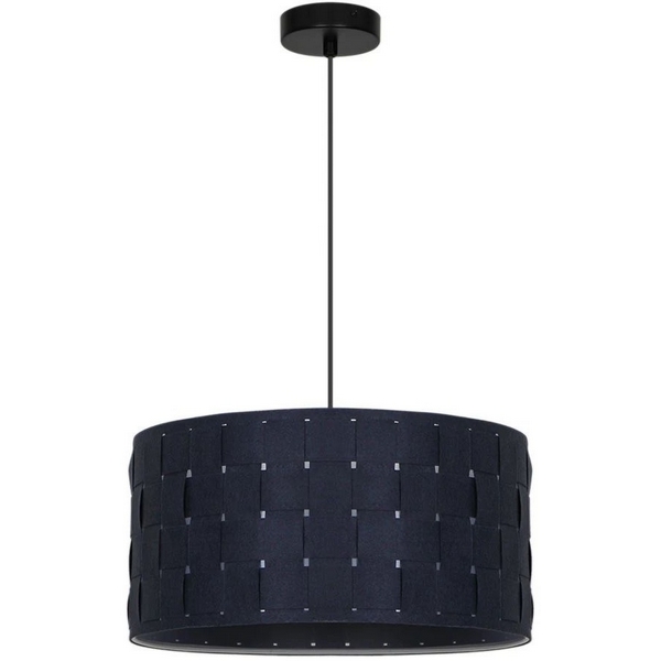 Изображение товара Подвесной светильник Arte Lamp Fleece черный с тканевым абажуром 38 см