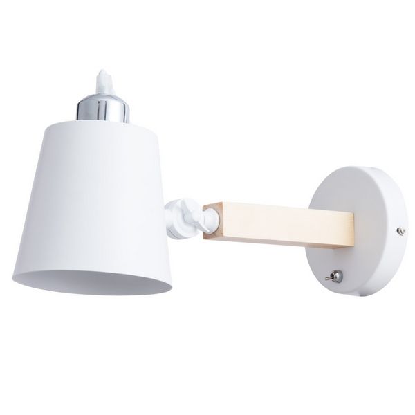 

Бра с выключателем Arte Lamp Oscar A7141AP-1WH, Белый, Oscar A7141AP-1WH