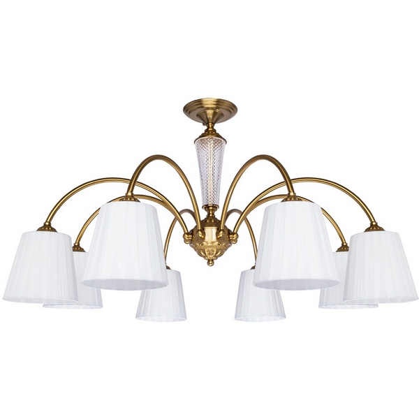 

Потолочная люстра Arte Lamp Gracie A7301PL-8PB, Белый, Gracie A7301PL-8PB