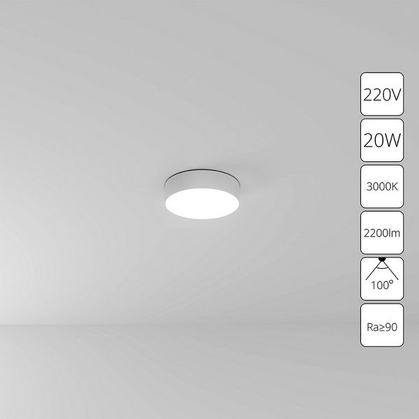 

Потолочный светильник круглый светодиодный Arte Lamp Fado A7320PL-1WH, Белый, Fado A7320PL-1WH