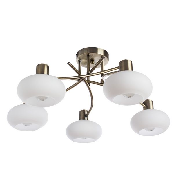 

Потолочная люстра Arte Lamp Latona A7556PL-5AB, Белый, Latona A7556PL-5AB