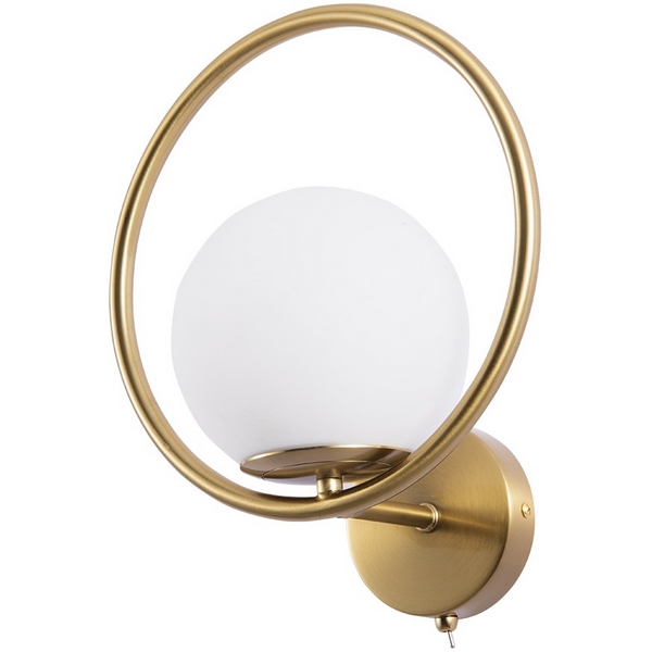 

Бра Arte Lamp Matisse A7741AP-1AB в форме шара, Белый, MATISSE A7741AP-1AB