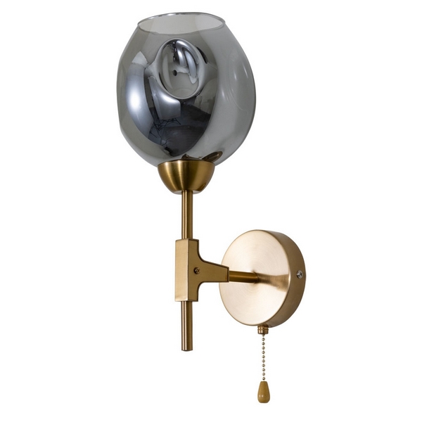 

Бра с выключателем Arte Lamp Yuka A7759AP-1PB, Серый, Yuka A7759AP-1PB