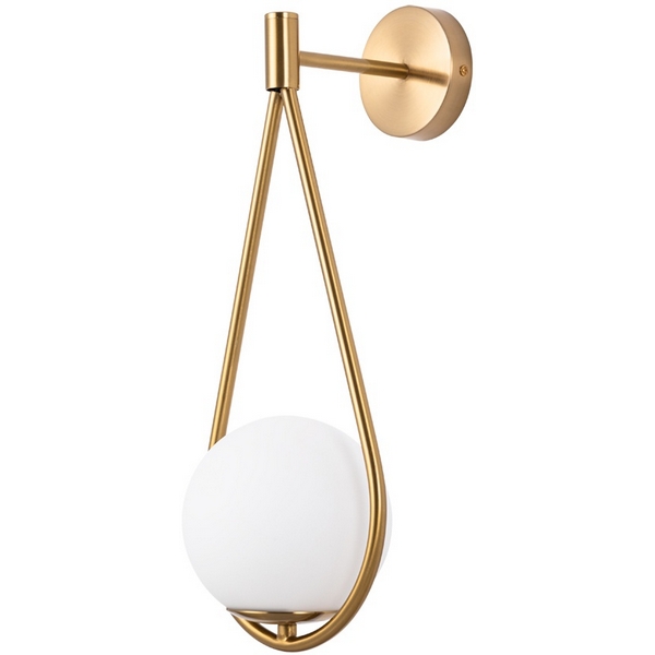 

Бра Arte Lamp MATISSE A7765AP-1AB в форме шара, Белый, MATISSE A7765AP-1AB