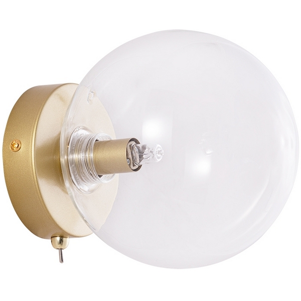 

Бра с выключателем Arte Lamp Vincent A7790AP-1GO, Золото, Vincent A7790AP-1GO