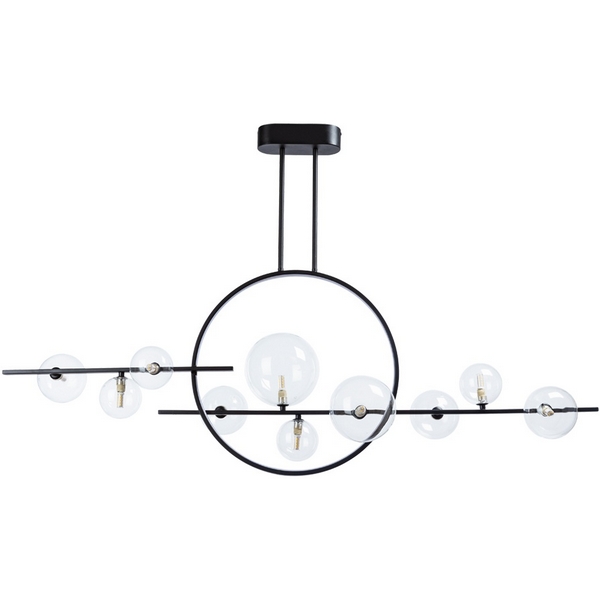 

Потолочная люстра светодиодная Arte Lamp Saturn A7790SP-75BK, Черный, Saturn A7790SP-75BK