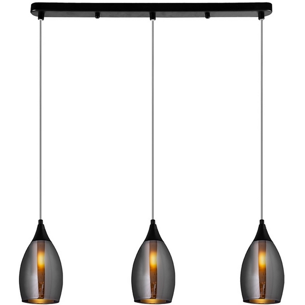 

Подвесной светильник Arte Lamp A7951SP-3BK, Дымчатый, Barry A7951SP-3BK