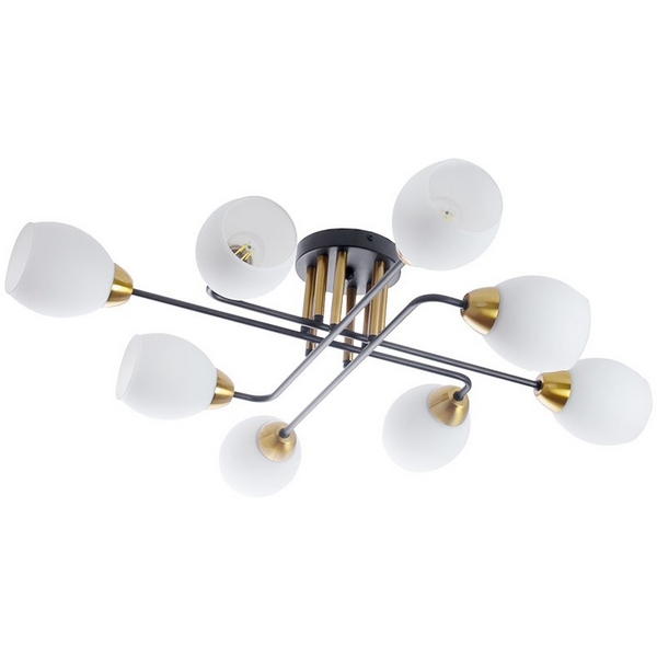 

Потолочная люстра Arte Lamp Andrea A8141PL-8BK, Белый, Andrea A8141PL-8BK