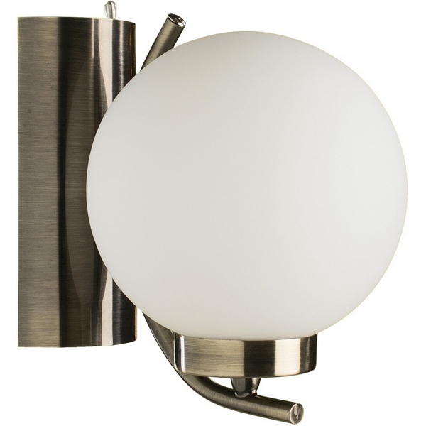 

Бра в форме шара с выключателем Arte Lamp Cloud A8170AP-1AB, Белый, Cloud A8170AP-1AB