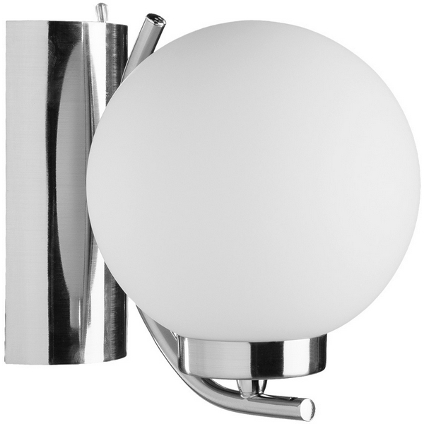 

Бра с выключателем в форме шара Arte Lamp Cloud A8170AP-1SS, Белый, Cloud A8170AP-1SS