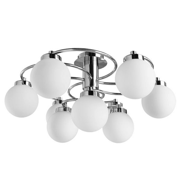 

Потолочная люстра Arte Lamp Cloud A8170PL-9SS, Белый, Cloud A8170PL-9SS