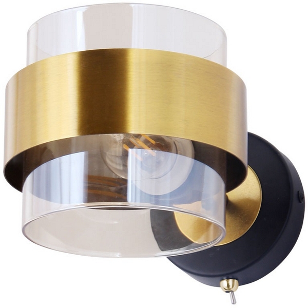 

Бра Arte Lamp Carlo A8205AP-1BK, Янтарный, Carlo A8205AP-1BK