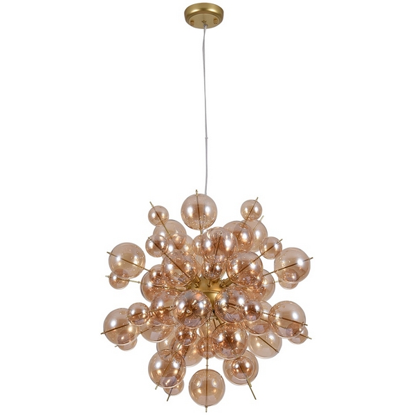 

Подвесная люстра молекулы Arte Lamp Molecule A8313SP-9GO, Янтарный, Molecule A8313SP-9GO