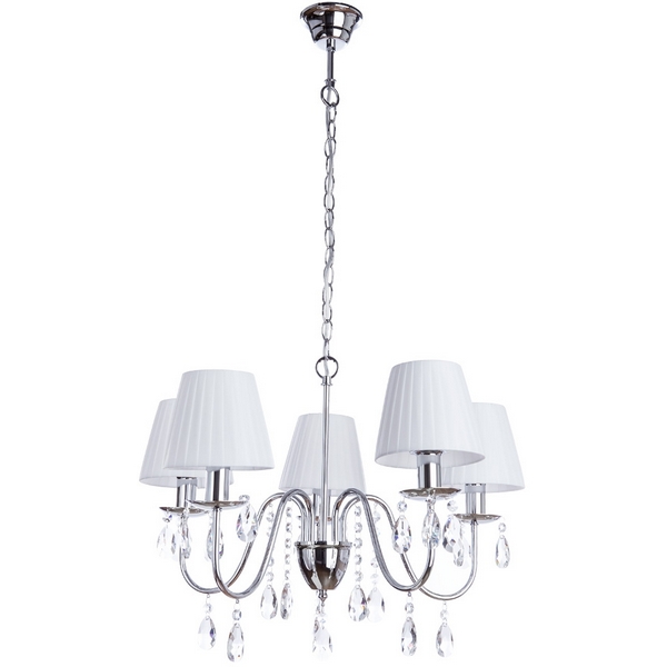 

Подвесная люстра Arte Lamp Melisa A9123LM-5CC, Белый, Melisa A9123LM-5CC