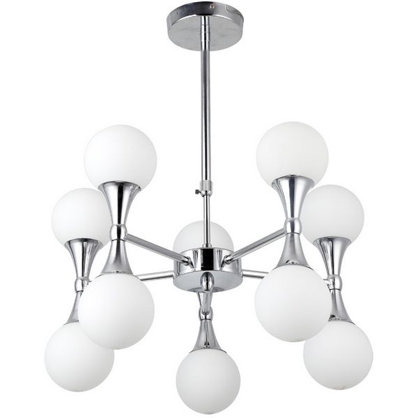 

Подвесная люстра Arte Lamp Palla A9162LM-10CC, Белый, Palla A9162LM-10CC