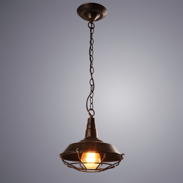 

Подвесной светильник Arte Lamp Pandora A9181SP-1BR, Коричневый, Pandora A9181SP-1BR