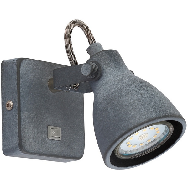 

Спот с выключателем Arte Lamp Gotto A9189AP-1GY, Серый, Gotto A9189AP-1GY