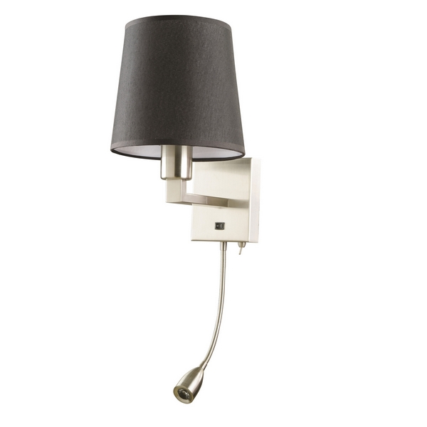 

Бра с выключателем Arte Lamp Hall A9246AP-2SS, Черный, Hall A9246AP-2SS