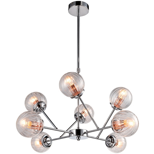 

Подвесная люстра паук Arte Lamp Arancia A9276LM-8CC, Хром, Arancia A9276LM-8CC