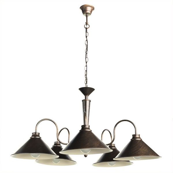 

Подвесная люстра Arte Lamp Bevel A9330LM-5BR, Коричневый, Bevel A9330LM-5BR