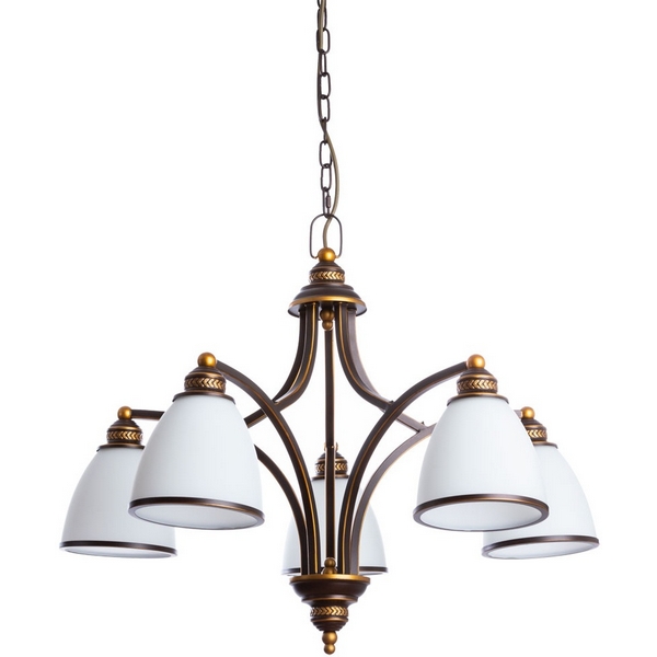 

Подвесная люстра Arte Lamp Bonito A9518LM-5BA, Белый, Bonito A9518LM-5BA