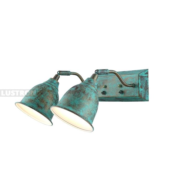 

Бра с выключателем Arte Lamp Campana A9557AP-2BG, Голубой, Campana A9557AP-2BG