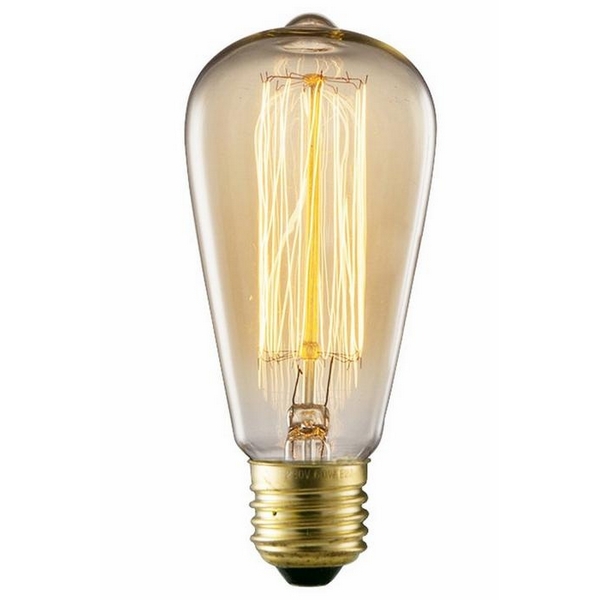 Изображение товара Лампочка накаливания груша E27 60W 2400-2800K Arte Lamp Bulbs ED-ST64-CL60