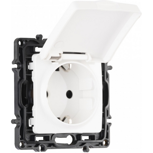 

Розетка с заземлением и крышкой Arte Milano am-217 217.41-1.white, Белый, am-217 217.41-1.white