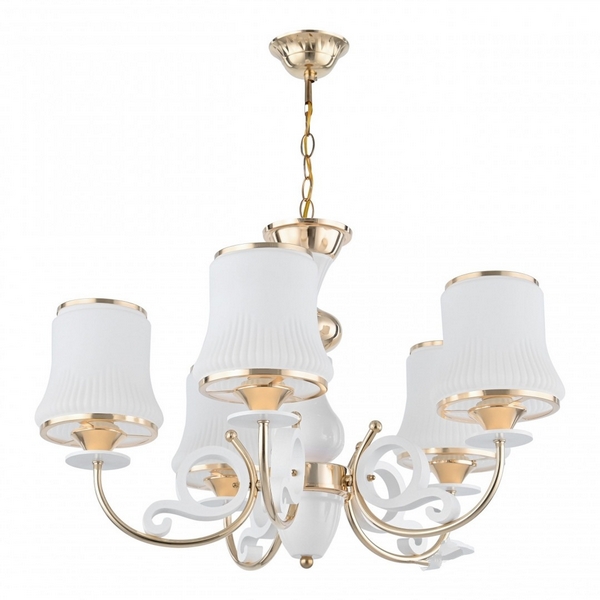 

Подвесная люстра Arte Milano Florentia-1097 301097/5 Wh/Gd, Белый, Florentia-1097 301097/5 Wh/Gd