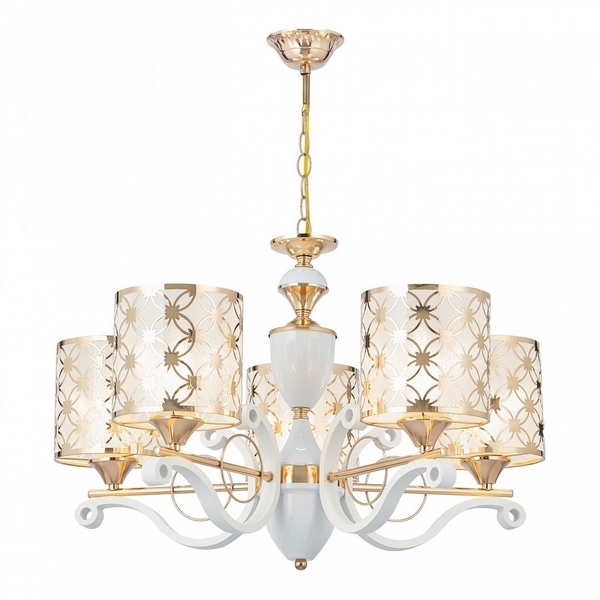 

Подвесная люстра Arte Milano Florentia-3097 303097/5 Wh/Gd, Белый, Florentia-3097 303097/5 Wh/Gd
