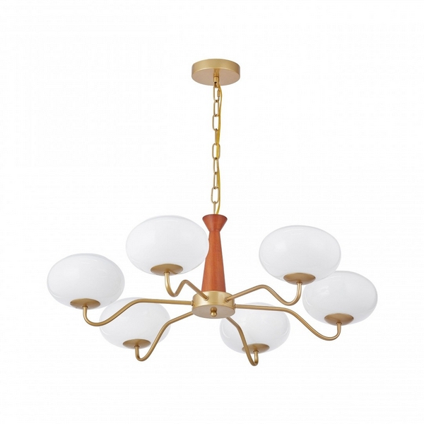 

Подвесная люстра Arte Milano Napoli 310166/D780/6 BS/WD, Белый, Napoli 310166/D780/6 BS/WD
