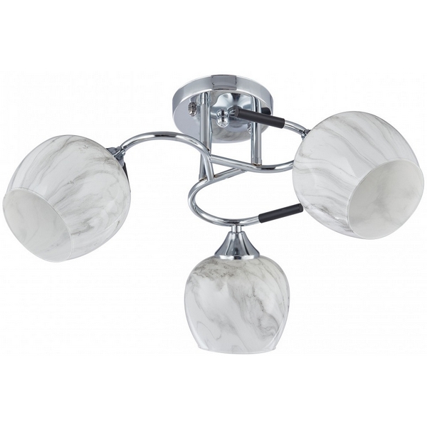 

Потолочная люстра на штанге Arte Milano AMALFI-327985 327985/3 CR+BK, Хром, AMALFI-327985 327985/3 CR+BK