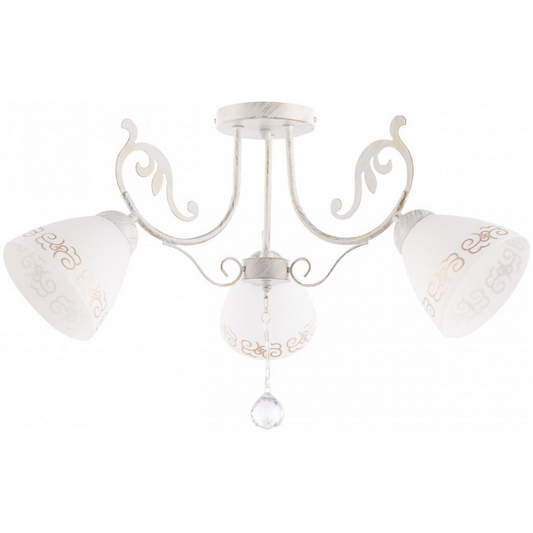 

Потолочная люстра Arte Milano AM341900 341900/3 WT+G, Золото, AM341900 341900/3 WT+G